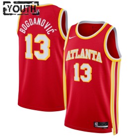 Dres Atlanta Hawks Bogdan Bogdanovic 13 Nike 2022-23 Icon Edition Crvena Swingman - Dječji